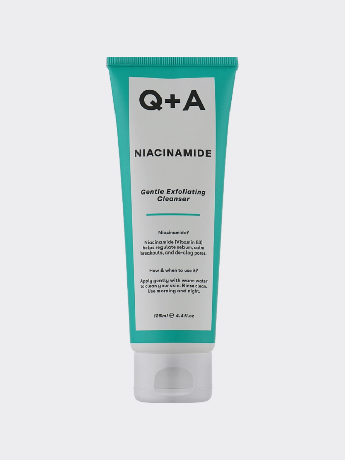 Отшелушивающий гель для умывания с ниацинамидом Q+A Niacinamide Gentle Exfoliating Cleanser