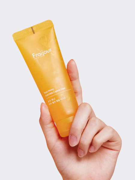 Ночная маска для лица с прополисом и экстрактом юдзу Fraijour Yuzu Honey Anti-Mela Capsule Mask