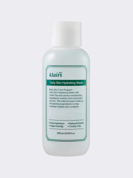 Легкий увлажняющий тонер Dear, Klairs Daily Skin Hydrating Water 500мл Легкий увлажняющий тонер Dear, Klairs Daily Skin Hydrating Water 500мл