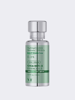 Усиленная обновляющая эссенция с ретинолом и экстрактом центеллы VT Cica Reti-A Essence 0.3