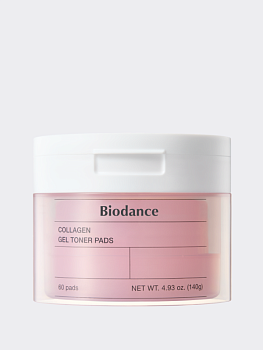 Увлажняющие гелевые тонер-пэды для лица с коллагеном Biodance Collagen Gel Toner Pads