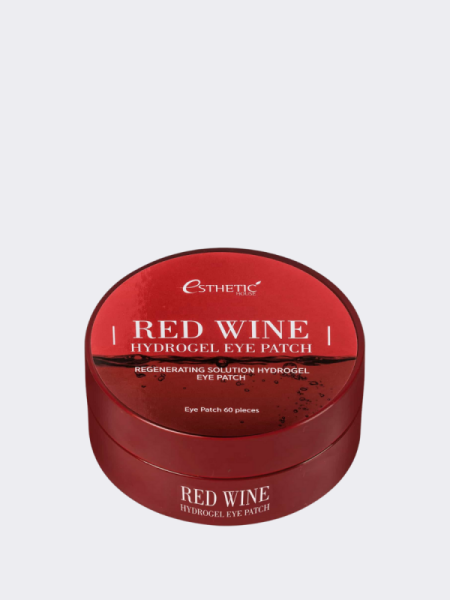 Гидрогелевые патчи для век с красным вином ESTHETIC HOUSE Red Wine Hydrogel EyePatch