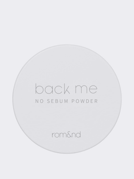 Рассыпчатая прозрачная матирующая пудра для лица с экстрактом центеллы и риса rom&nd Back Me No Sebum Powder