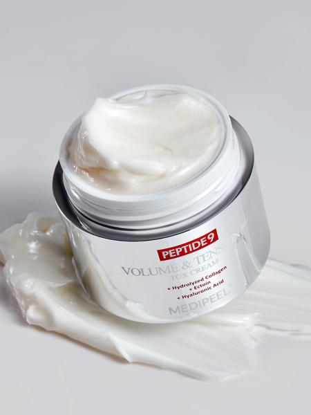 Обновлённый интенсивный разглаживающий лифтинг-крем с пептидами MEDI-PEEL Peptide 9 Volume and Tension Tox Cream Pro Обновлённый интенсивный разглаживающий лифтинг-крем с пептидами MEDI-PEEL Peptide 9 Volume and Tension Tox Cream Pro
