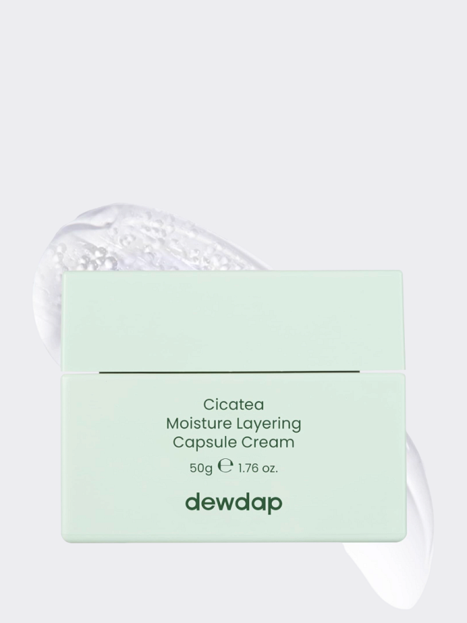 Восстанавливающий капсульный крем с экстрактом центеллы dewdap Cicatea Moisture Layering Capsule Cream