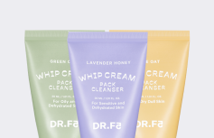 Набор из трёх мини-пенок для умывания DR.F5 Whip Cream Pack Cleanser Miniature Set