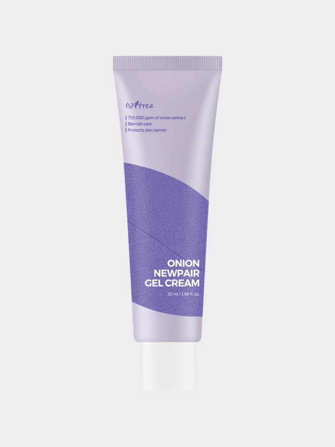 Успокаивающий гель-крем для лица с экстрактом красного лука IsNtree Onion Newpair Gel Cream