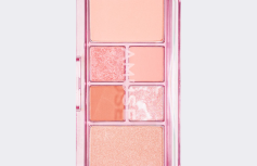 Палетка для глаз и лица AMUSE Vegan Face All Palette 02 Peach Glow