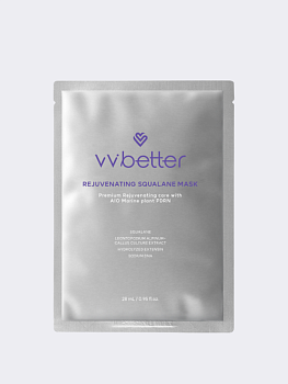Восстанавливающая тканевая маска со скваланом и ПДРН VVBETTER Rejuvenating Squalane Mask