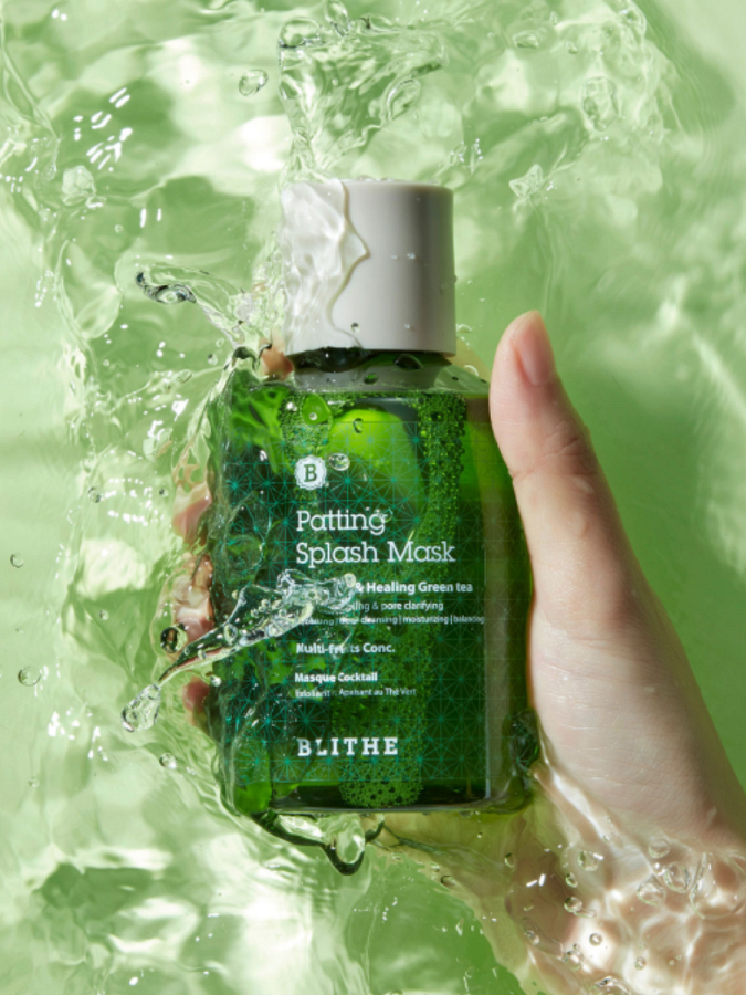 Сплэш-маска против воспалений Blithe Soothing&Healing Green Tea Splash Mask
