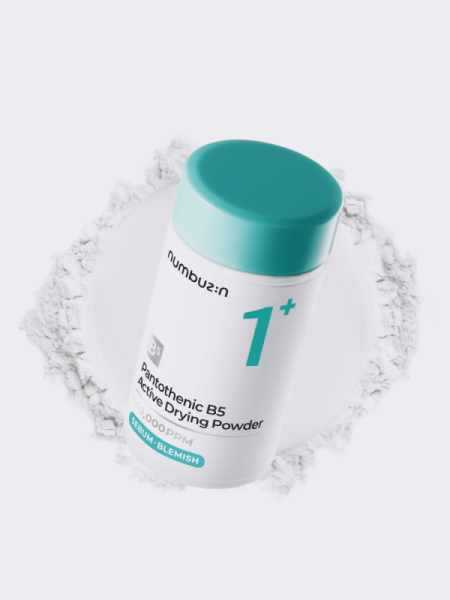 Многофункциональная успокаивающая пудра с пантотеновой кислотой Numbuzin No.1 Pantothenic B5 Active Drying Powder