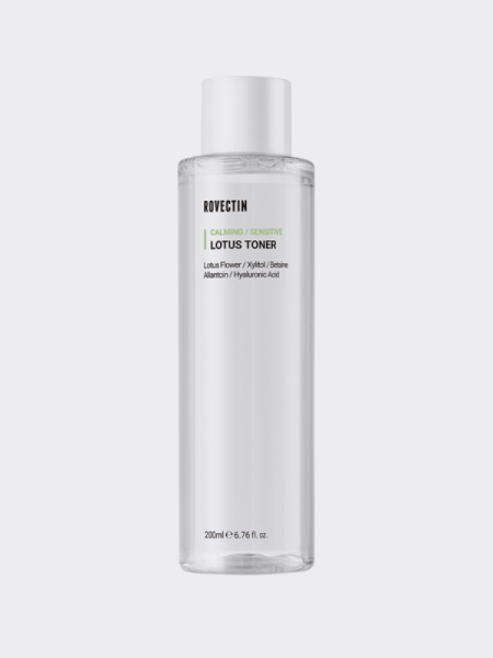 Увлажняющий тонер с экстрактом лотоса ROVECTIN Clean Lotus Water Calming Toner Увлажняющий тонер с экстрактом лотоса ROVECTIN Clean Lotus Water Calming Toner