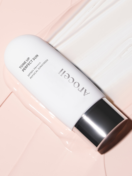 Тонирующий солнцезащитный крем с каламином Arocell Tone Up Perfect Sun