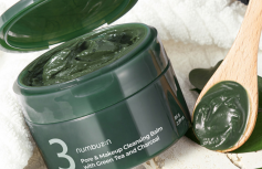 Гидрофильный бальзам Numbuzin No.3 Pore & Makeup Cleansing Balm with Green Tea and Charcoal