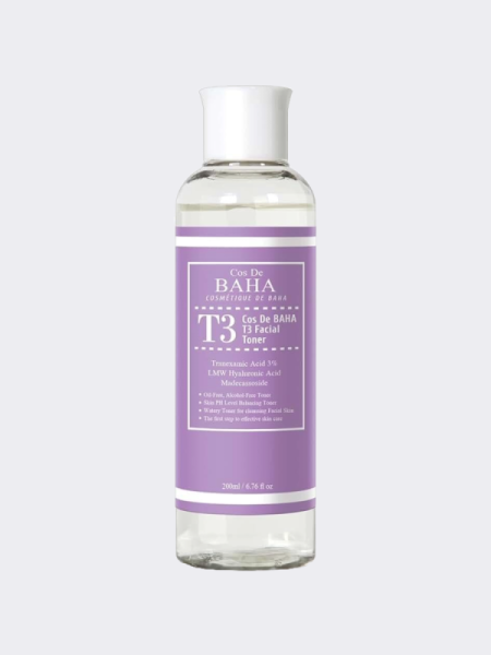 Осветляющий тонер для лица с транексамовой кислотой Cos De BAHA Tranexamic Toner T3
