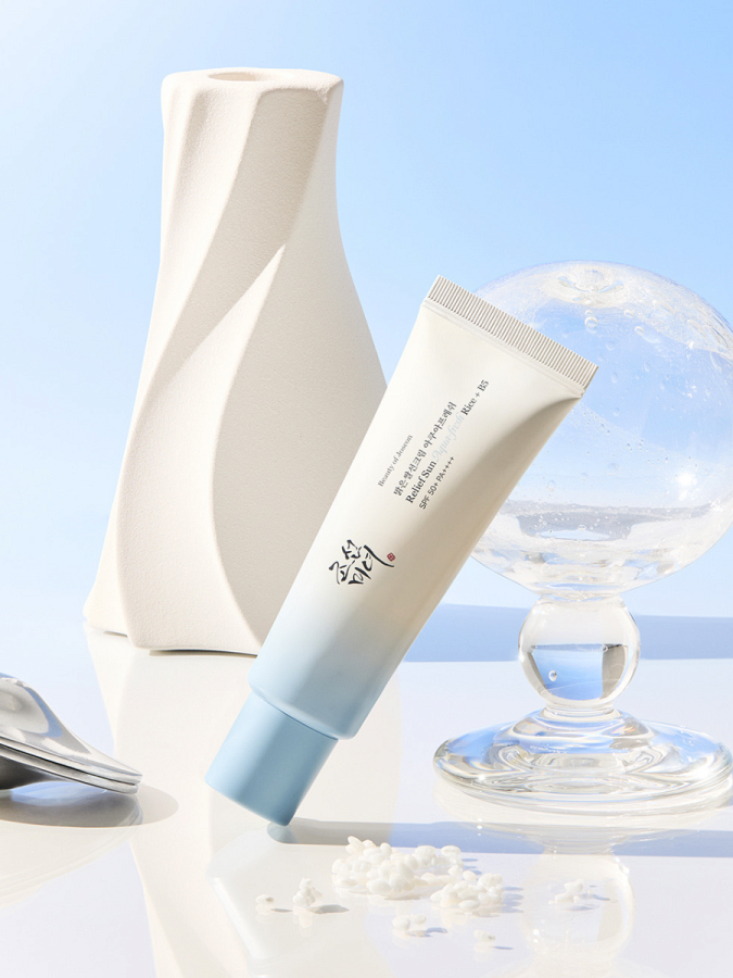 Легкий солнцезащитный крем с экстрактом риса и пантенолом Beauty of Joseon Relief Sun Aqua-fresh : Rice + B5 SPF50+ PA++++