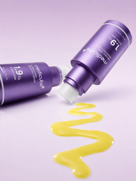 Разглаживающая сыворотка-бустер с пептидами и ретинолом Medicube Retinol NMN Boosting Serum