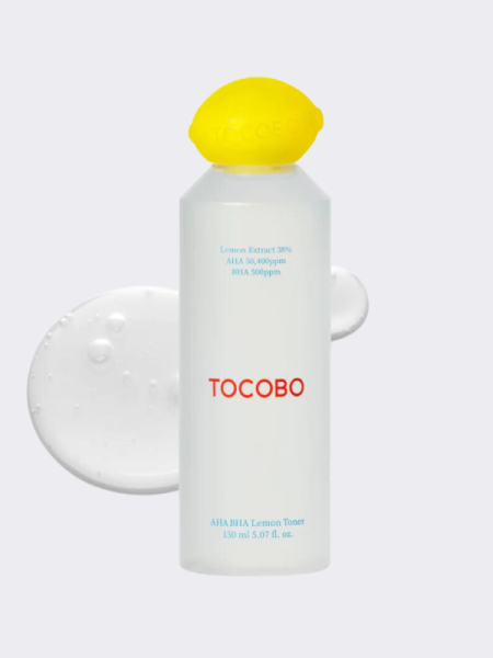 Отшелушивающий тонер с комплексом кислот и экстрактом лимона TOCOBO AHA BHA Lemon Toner Отшелушивающий тонер с комплексом кислот и экстрактом лимона TOCOBO AHA BHA Lemon Toner
