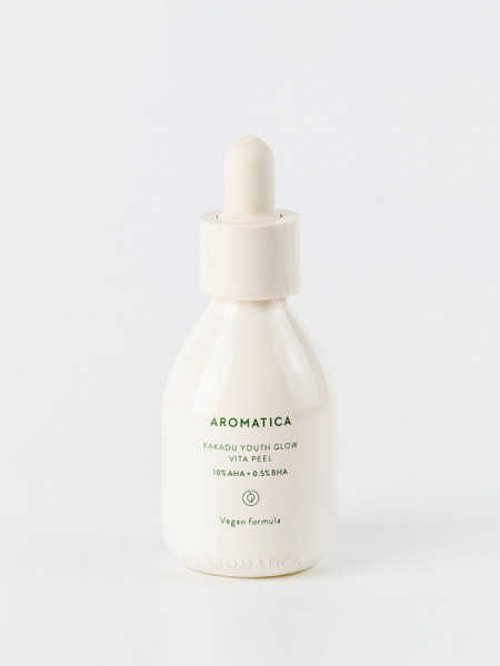 Пилинг-сыворотка с кислотами и экстрактом сливы AROMATICA Kakadu Youth Glow Vita Peel 10% AHA + 0.5% BHA