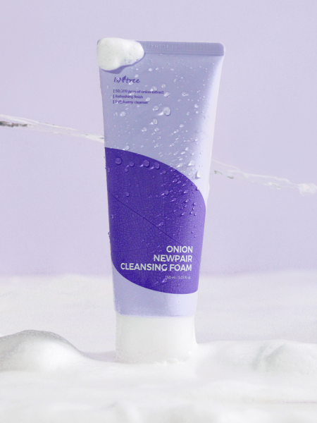 Успокаивающая пенка для умывания с экстрактом красного лука IsNtree Onion Newpair Cleansing Foam Успокаивающая пенка для умывания с экстрактом красного лука IsNtree Onion Newpair Cleansing Foam