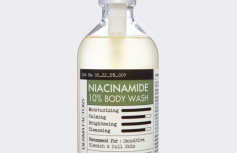 Успокаивающий гель для душа с ниацинамидом Derma Factory Niacinamide 10% Body Wash
