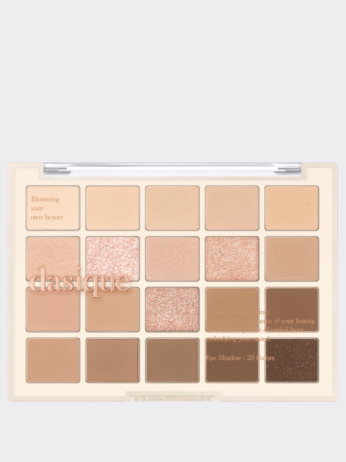 Большая палетка теней для век Dasique Mood Shadow Palette #01 Warm Basic