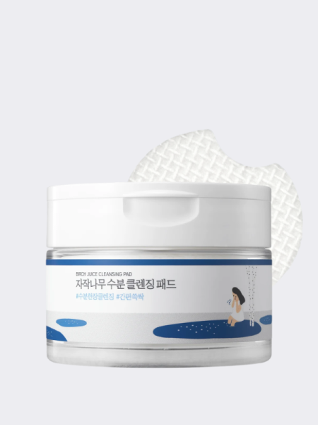 Очищающие диски для лица с берёзовым соком Round Lab Birch Juice Cleansing Pad