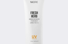 Успокаивающий солнцезащитный крем с экстрактом календулы Nacific Fresh Herb Origin Sun Block SPF50+ PA++++