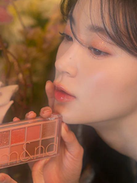 Палетка теней для век в персиковых оттенках rom&nd Better Than Palette 01 Pampas Garden