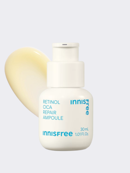 Успокаивающая сыворотка для лица с ретинолом и экстрактом центеллы innisfree Retinol Cica Repair Ampoule