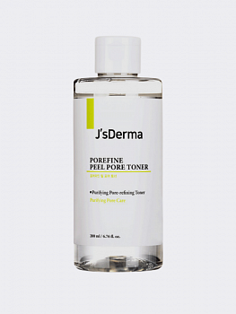 Пилинг тонер с гликолевой кислотой J'sDERMA Pore Cleaning&Refine Glycolic Acid 1% Toner