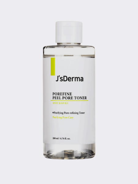 Пилинг тонер с гликолевой кислотой J'sDERMA Pore Cleaning&Refine Glycolic Acid 1% Toner Пилинг тонер с гликолевой кислотой J'sDERMA Pore Cleaning&Refine Glycolic Acid 1% Toner