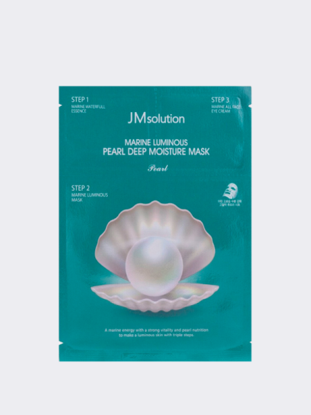 Трёхшаговый увлажняющий набор с жемчугом JMsolution Marine Luminous Pearl Deep Moisture Mask Трёхшаговый увлажняющий набор с жемчугом JMsolution Marine Luminous Pearl Deep Moisture Mask