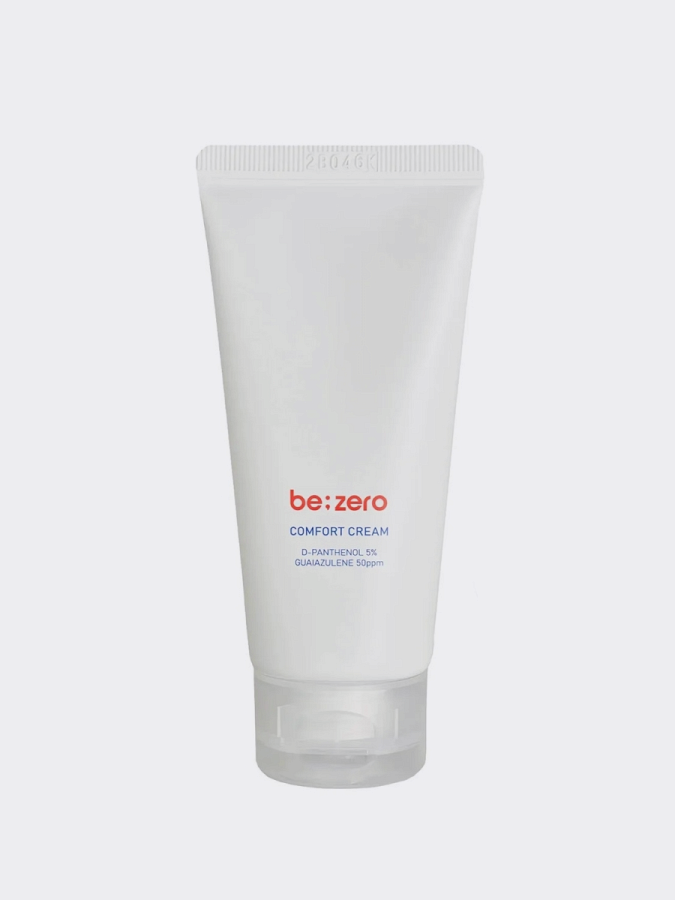 Успокаивающий крем для лица с пантенолом и гвайазуленом Derma Factory Be Zero Comfort Cream
