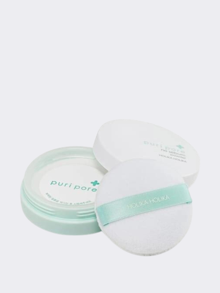 Рассыпчатая матирующая прозрачная пудра для лица Holika Holika Puri Pore No Sebum Powder Рассыпчатая матирующая прозрачная пудра для лица Holika Holika Puri Pore No Sebum Powder