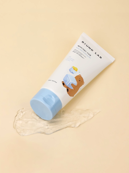 Детский успокаивающий гель лица и тела с керамидами Round Lab Baby Mild Soothing Gel