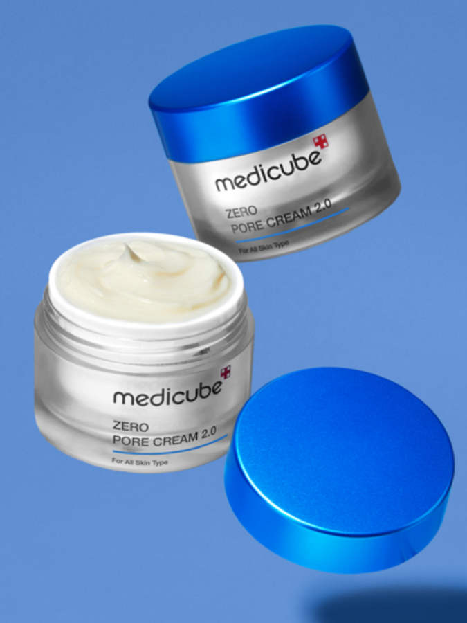 Увлажняющий крем для сужения пор с гиалуроновой кислотой Medicube Zero Pore Cream 2.0