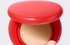 Тональный кушон с сияющим финишем TOCOBO Apple Dewy Fit Cushion 21C Peach