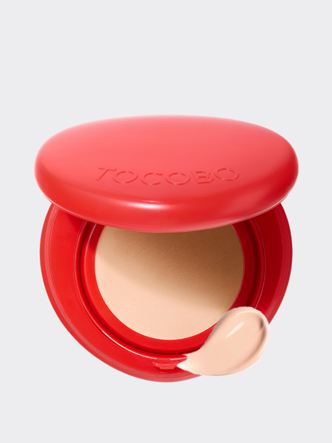 Тональное средство с сияющим финишем TOCOBO Apple Dewy Fit Cushion 21C Peach