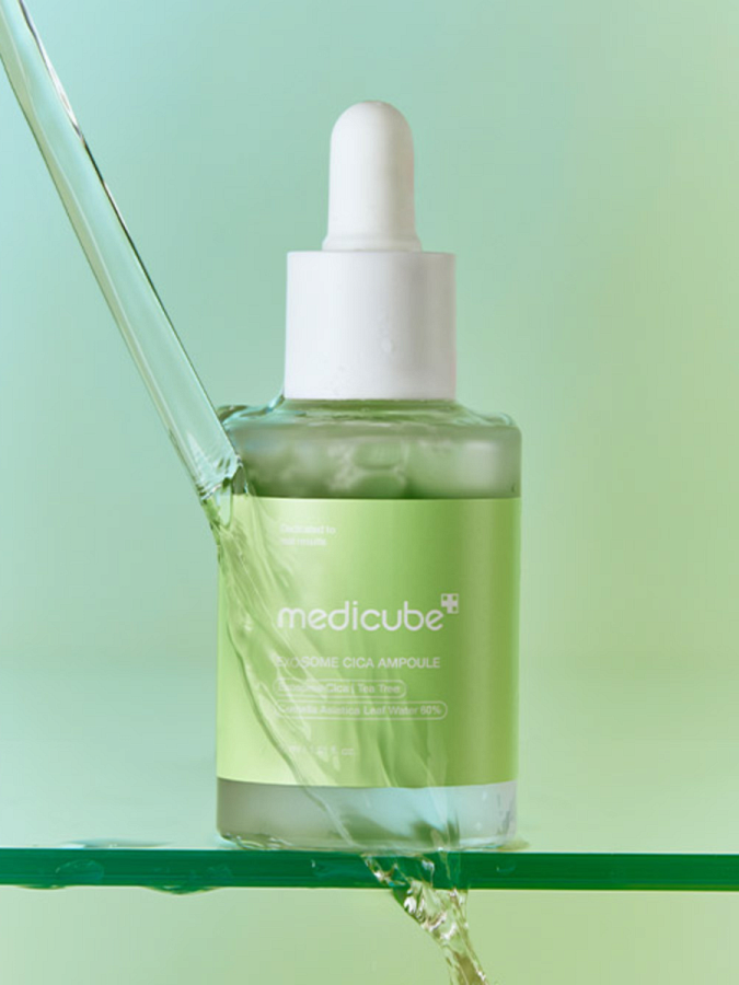 Успокаивающая сыворотка с экстрактом центеллы и чайного дерева Medicube Exosome Cica Serum