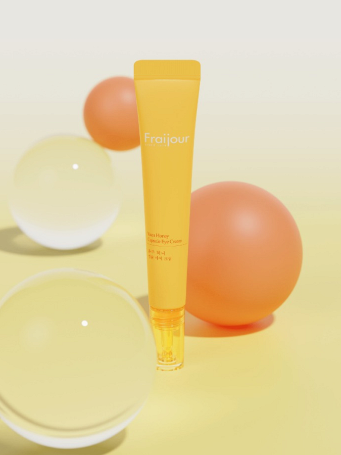 Капсульный крем для век с прополисом и экстрактом юдзу Fraijour Yuzu Honey Capsule Eye Cream