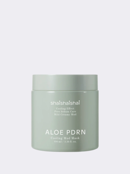 Освежающая глиняная маска с растительным ПДРН ShaiShaiShai Aloe PDRN Cooling Mud Mask
