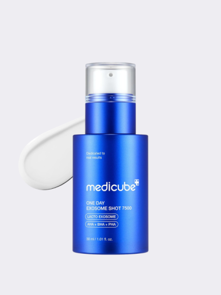 Интенсивная выравнивающая сыворотка со спикулами и экзосомами Medicube One Day Exosome Shot Pore Serum 7500