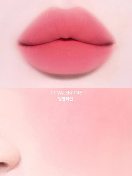 Вельветовый пигмент для губ и щёк AMUSE Powder Lip & Cheek 11 Valentine