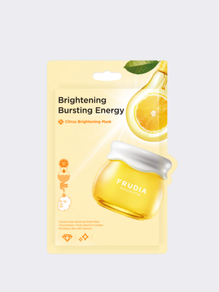 Тканевая маска для сияния кожи с цитрусом FRUDIA Citrus Brightening Mask Тканевая маска для сияния кожи с цитрусом FRUDIA Citrus Brightening Mask
