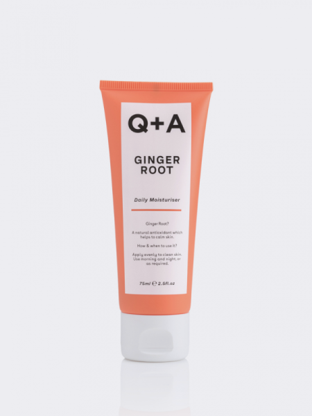Освежающий крем для лица с экстрактом корня имбиря Q+A Ginger Root Daily Moisturizer