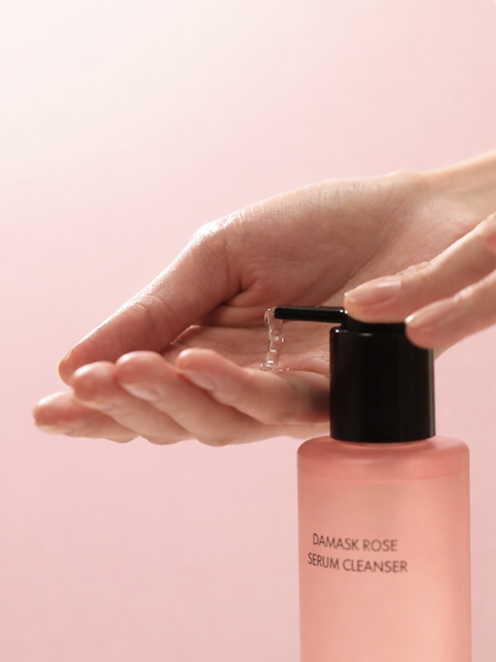 Очищающий гель для умывания с экстрактом розы la pianta Damask Rose Serum Cleanser