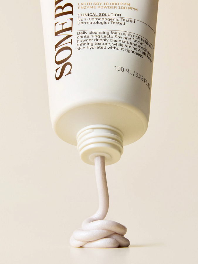 Глубокоочищающая пенка с ферментами соевого молока Some By Mi Lacto Soy Enzyme Deep Cleansing Foam