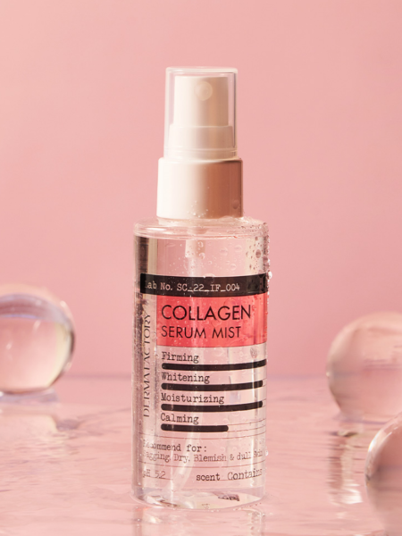 Увлажняющий мист для лица с коллагеном Derma Factory Collagen Serum Mist Увлажняющий мист для лица с коллагеном Derma Factory Collagen Serum Mist