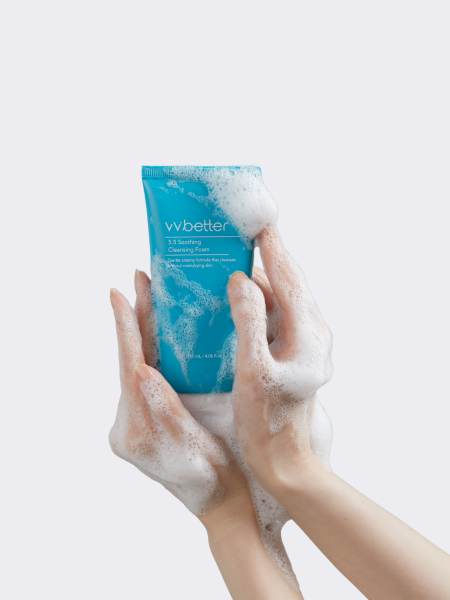 Успокаивающая пенка с растительными экстрактами VVBETTER pH5.5 Soothing Cleansing foam Успокаивающая пенка с растительными экстрактами VVBETTER pH5.5 Soothing Cleansing foam